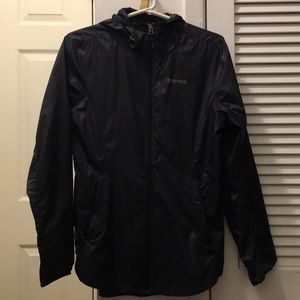 Marmot packable black waterproof jacket size small